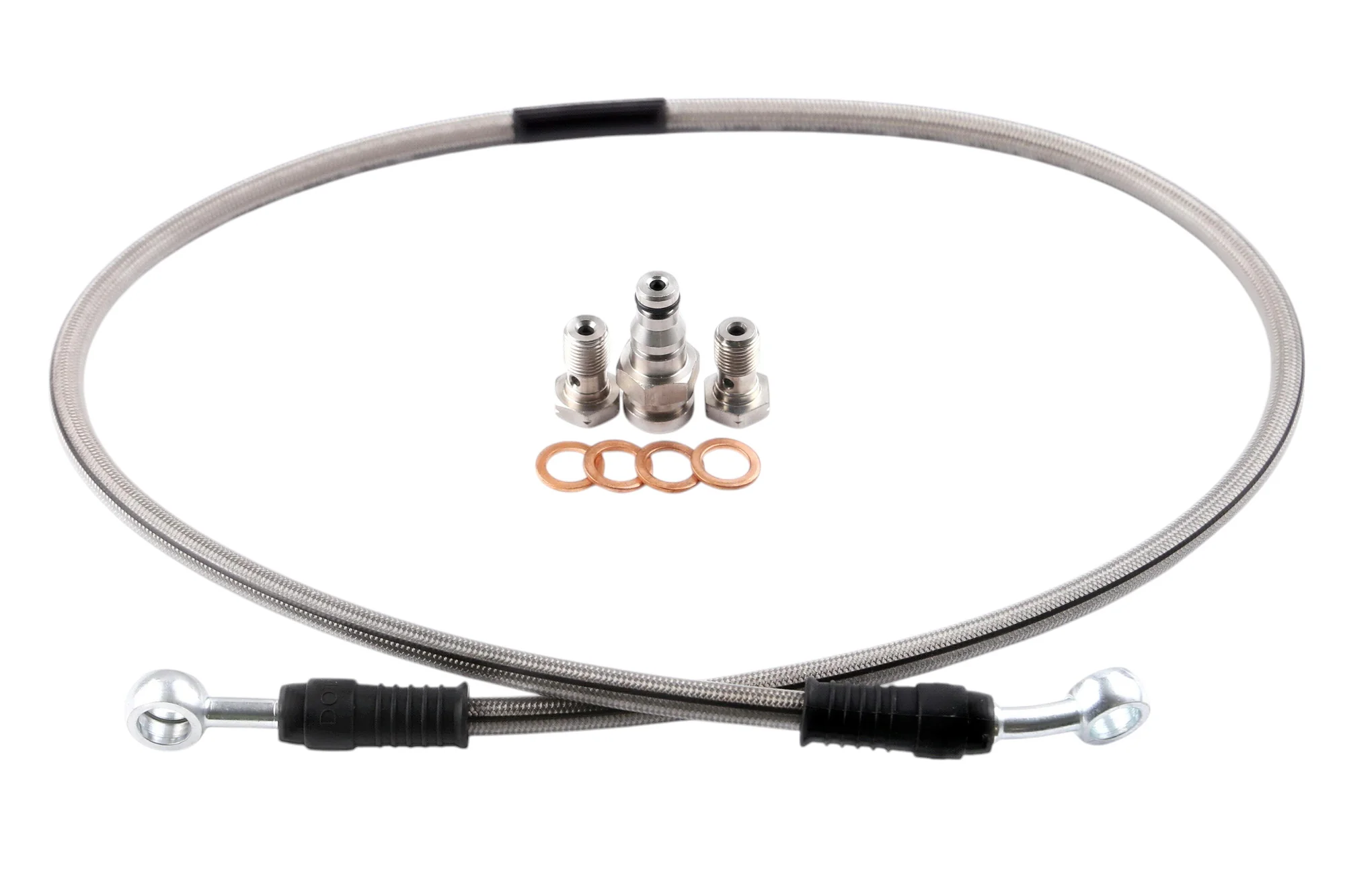 Xtreme Outback Stahlflex-Kupplungsleitung aus Edelstahl mit schützender Außenhülle und Metallgeflecht-Konstruktion