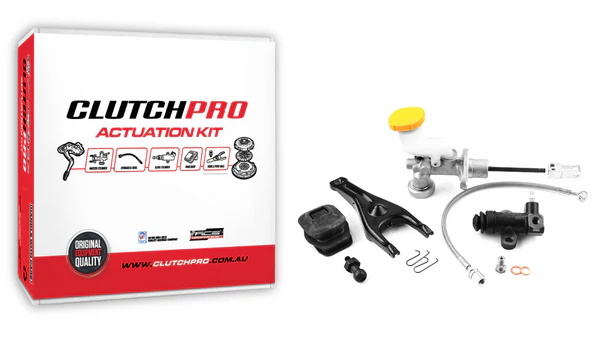 ClutchPro Betätigungskit – Komplettes System in OE-Qualität Komplettes ClutchPro Betätigungskit mit Geberzylinder, Nehmerzylinder, Kupplungsleitung, Gabelmanschette und Pivot-Komponenten